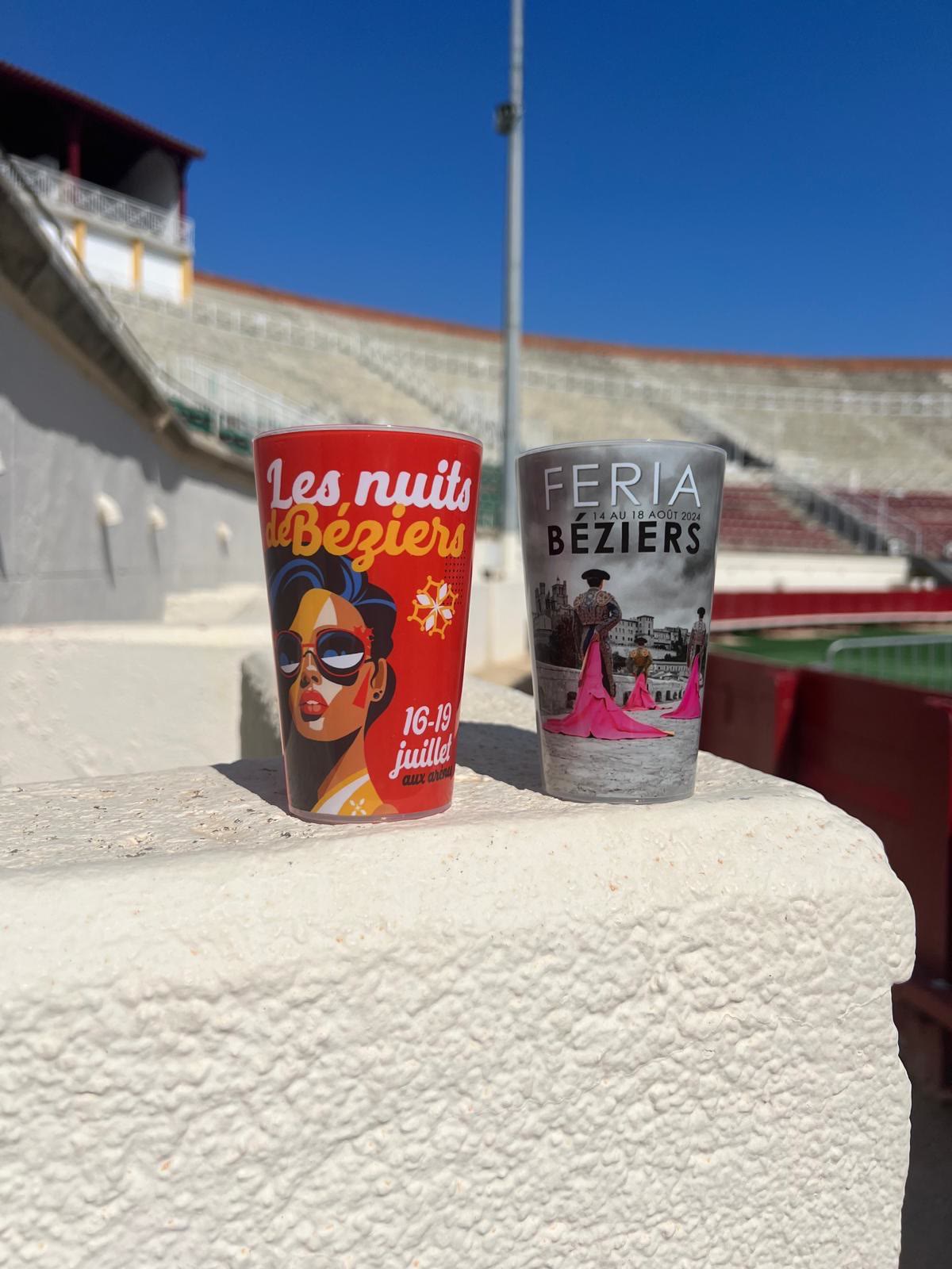 Gobelets · Féria de Béziers